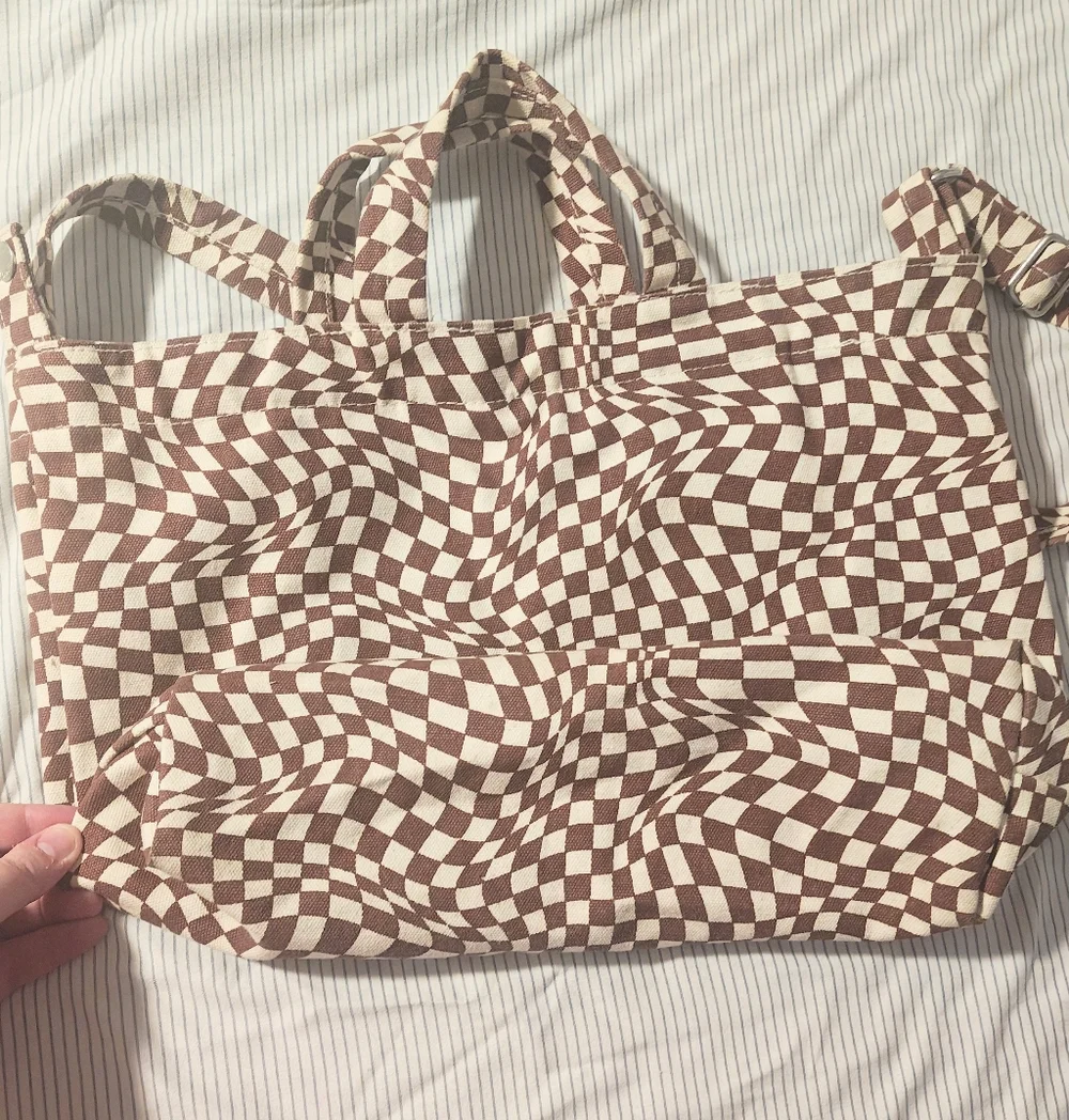 Baggu Checkered Duck Bag - Picture 2 of 4